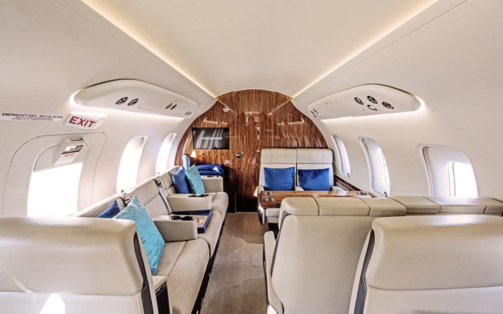 cabin Bombardier Challenger 650