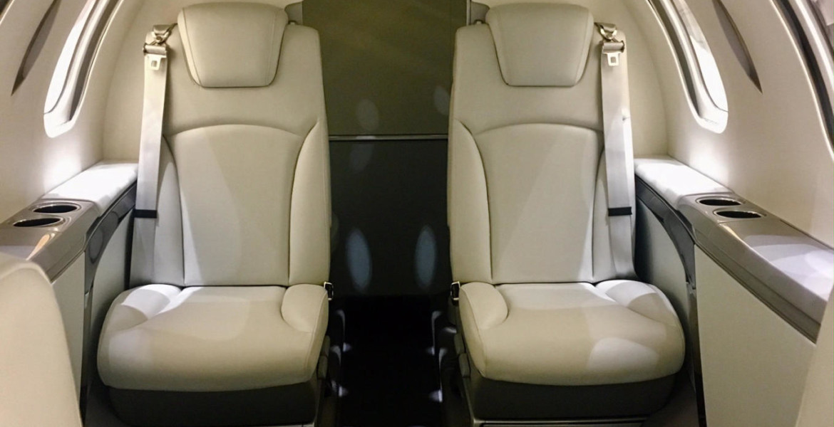 private flight on the HondaJet HA-420